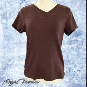 Royal Robbins Outdoorsy Brown Short Sleeve Top
